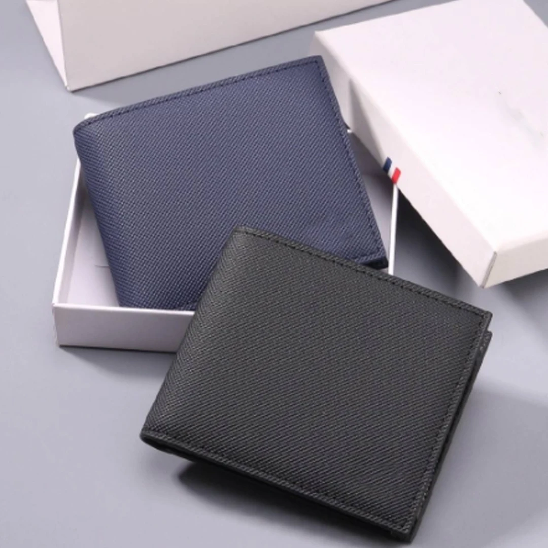 

Men 's Fashion Compartment Ultra-thin Short Wallet and Card Holder Men 's Wallet Simple Atmosphere Кошелек 2021 New Unisex Solid