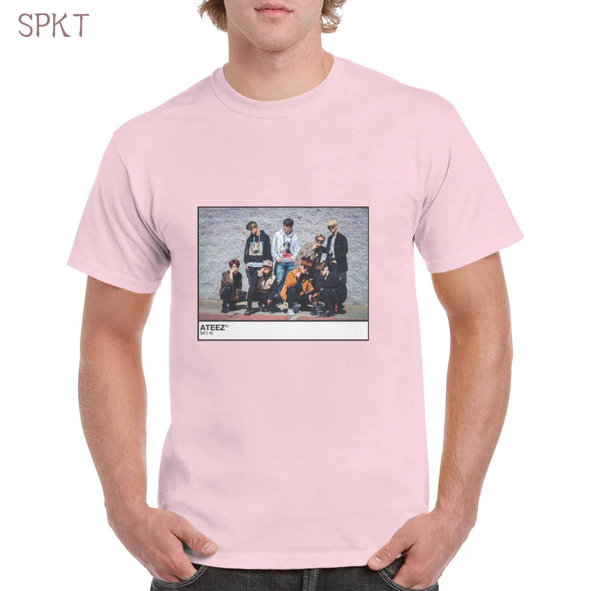 

ATEEZ 100%Cotton TShirt Top Harajuku Aesthetic Tshirt Oversized clothes Female/Man