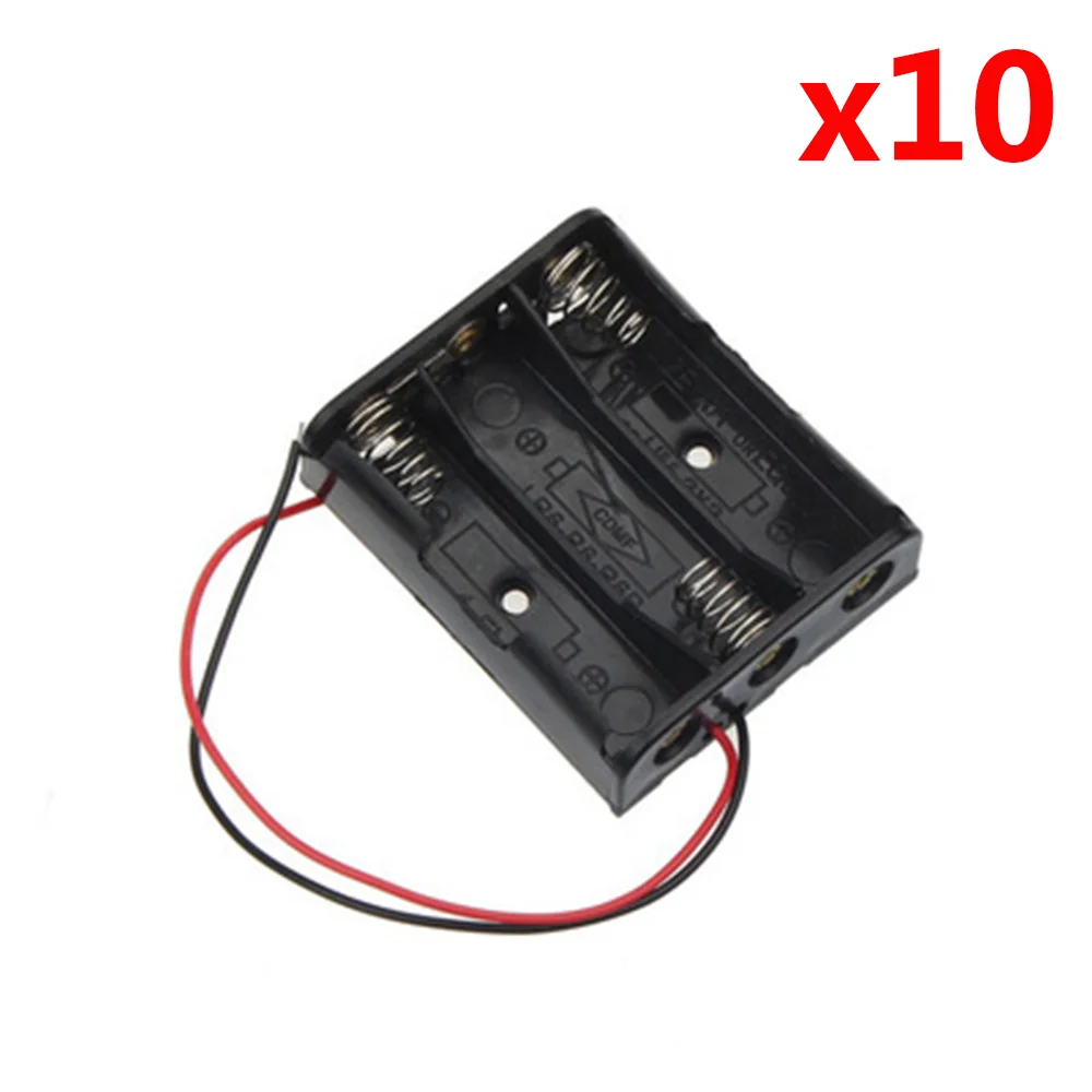 

10 pieces in a set New 18650 Battery Box 1 Section 2 Section 3 Section 4 Section Charging Stand With Thick Wire In Series