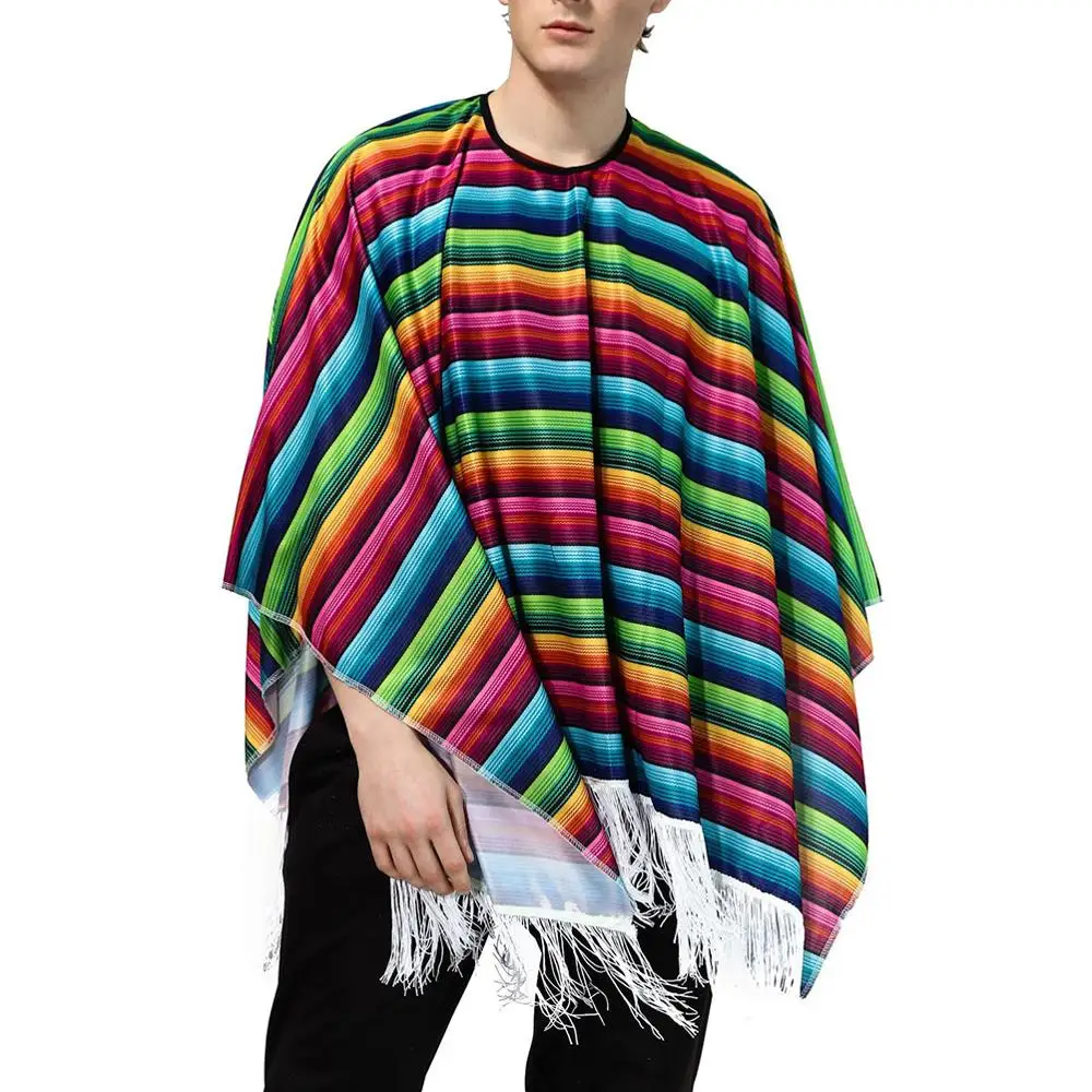 Плащ женский и мужской Мексиканский костюм для морских ролевых игр Хэллоуина