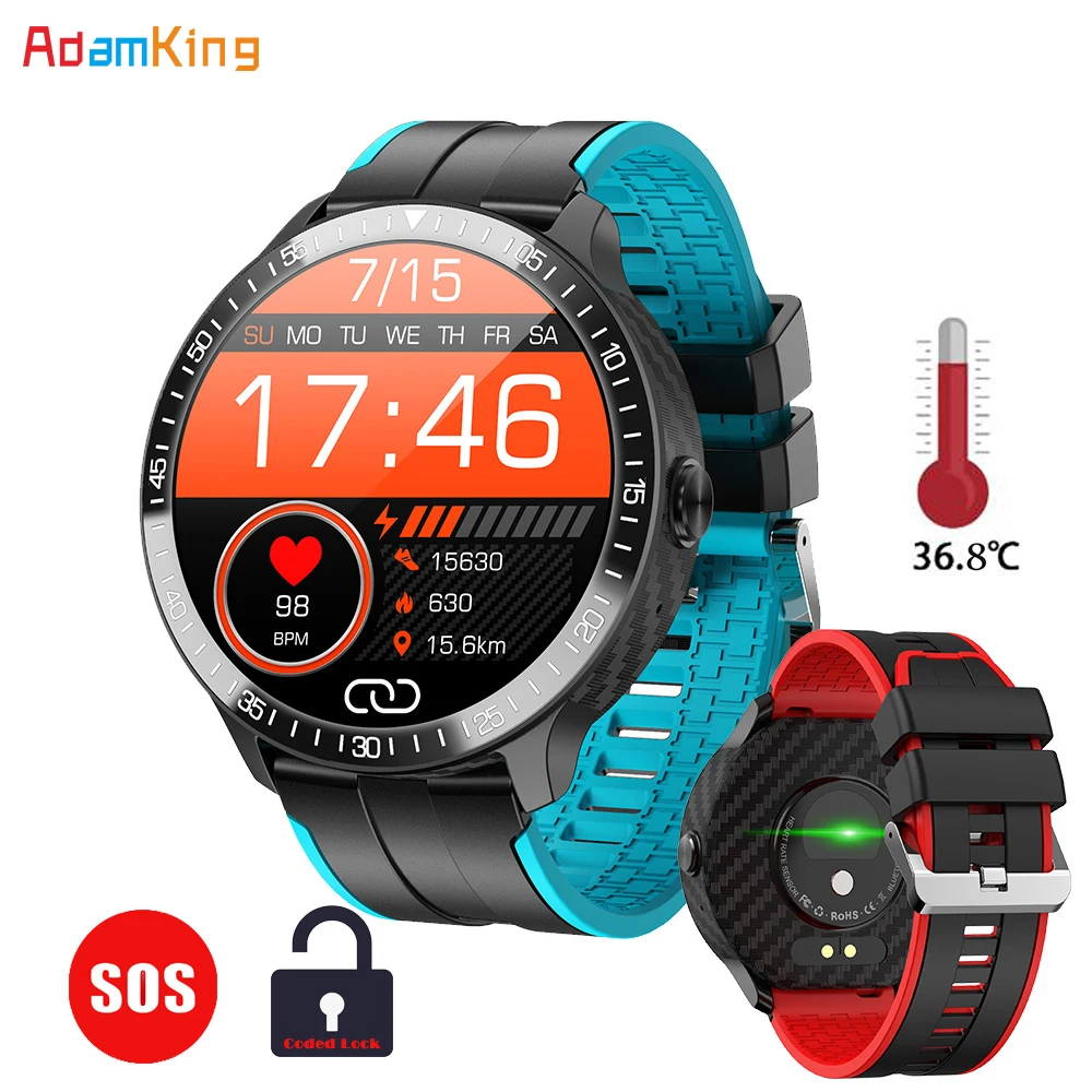 

MT16 1.28 inch Full Cycle Full Touch Smart Watch Men Fitness Tracker Clock Women GTS Smartwatch SOS Bluetooth Call Code Lock P8