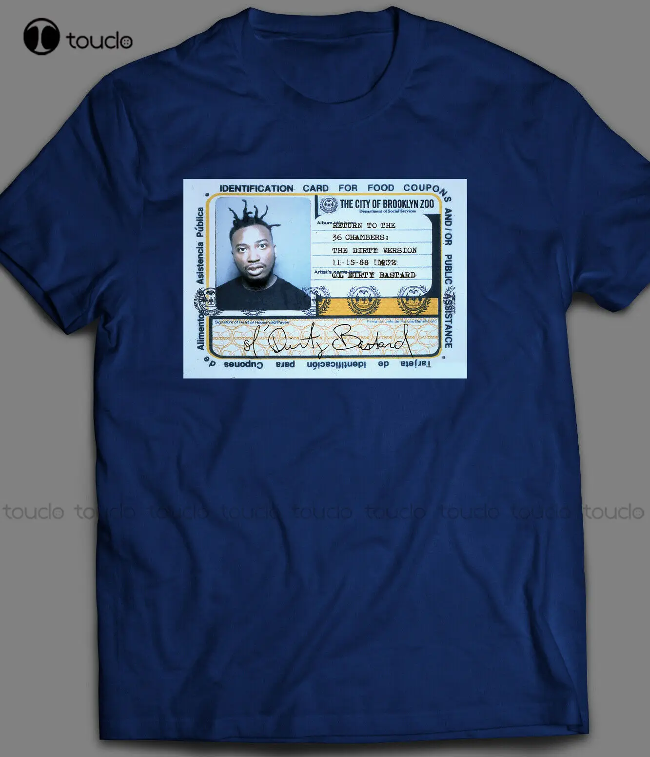 

Old Skool Rapper Odb Ol Dirty Bastard Food Stamp T-Shirt - Custom Rare Art ** oversized tshirt