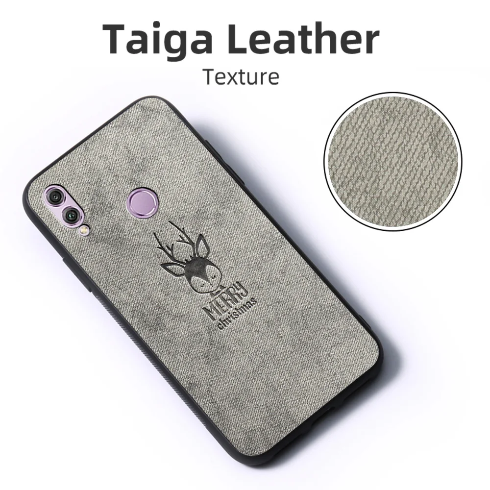 

Fabric Case For Huawei Honor 8X Max 9X Pro 9 Play 8A 3 View 30 20 V10 Note 10 X10 9A 8C 7C Soft Cases Slim Cloth Skin Deer Cover