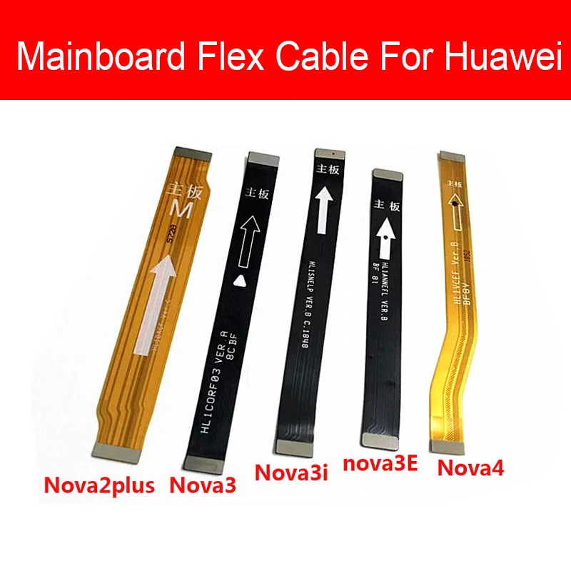 Материнская плата LCD гибкий кабель для Huawei Nova 2 2i 2S 3 3E 3i 4 4e Lite Plus 2017 Young основная