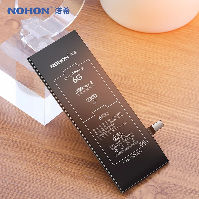 NOHON батарея для iPhone 6 S 6S 7 8 X сменная iPhone6 iPhone7 iPhone8 iPhone6S 6G аккумулятор высокая