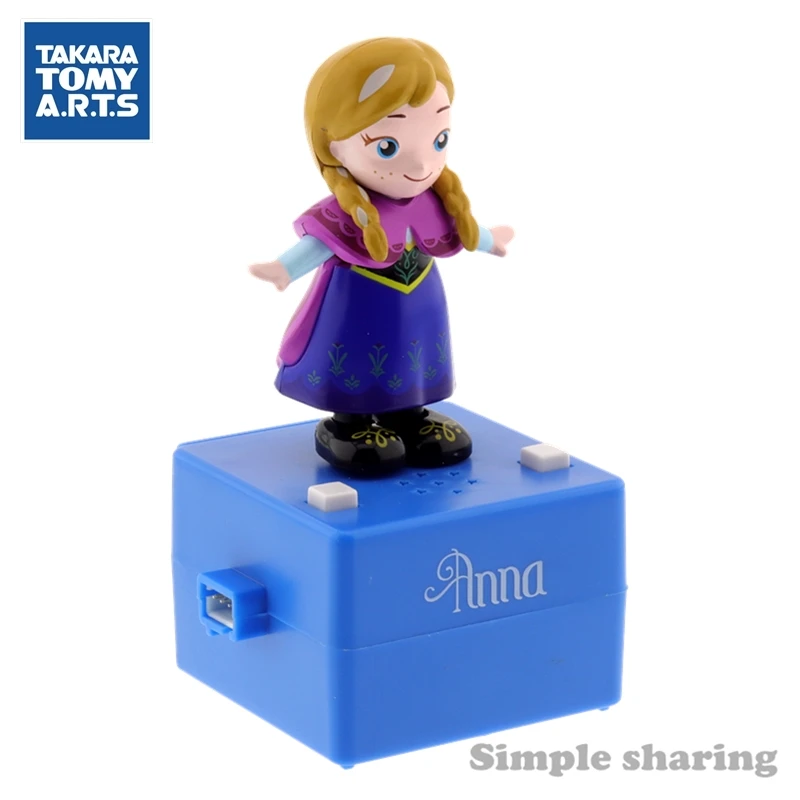 TAKARA TOMY arts popn шаг pixar Дисней фигурка Детская Игрушка Аниме Дети Кукла Анна