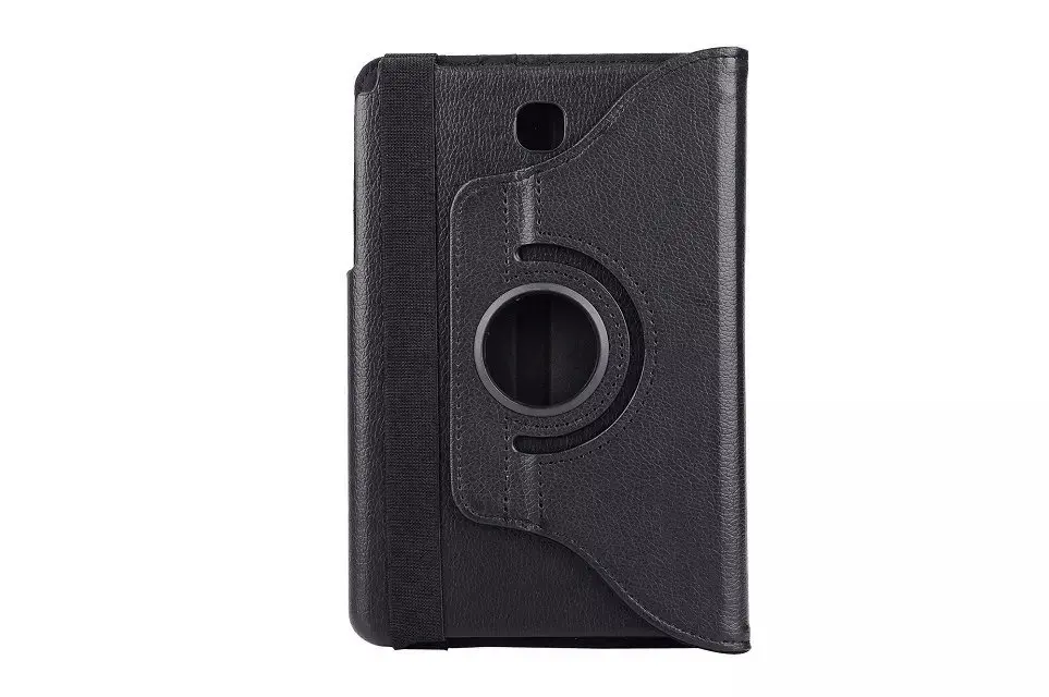 black Чехол для samsung Galaxy Tab A 9,7 T550 T555 pu кожаный вращающийся на 360 чехол-подставка для Galaxy Tab A 9,7 чехол для планшета+ ручка - Цвет: black