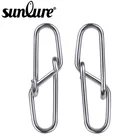 30pcs Diamond Snap Fishing Barrel Swivel Safety Snap 12mm-28.5mm Swivel Snap 0#-6# Fishing Swivels