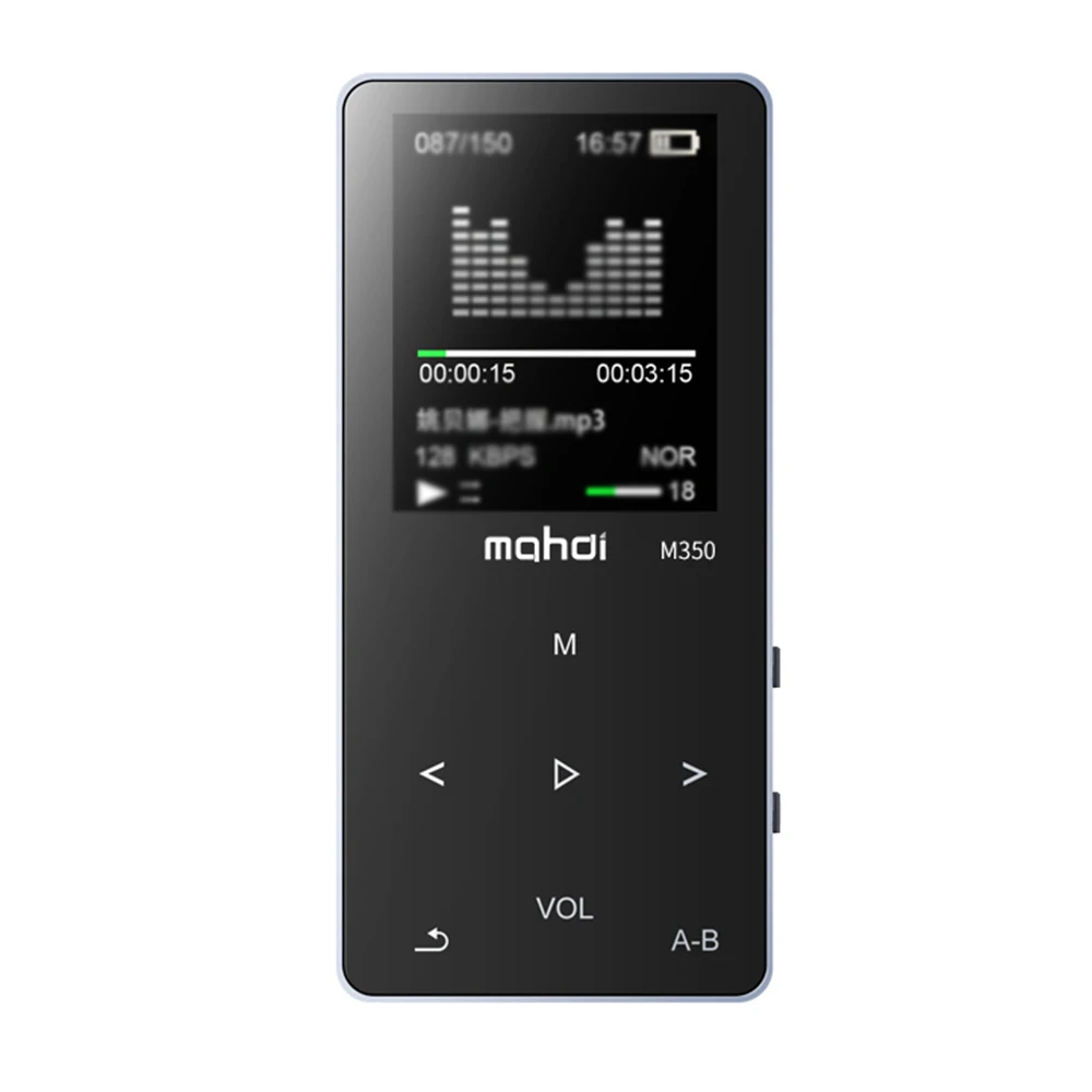 Mahdi M350 MP3-плеер металлический спортивный мини портативный аудио 4G/8G музыкальный плеер