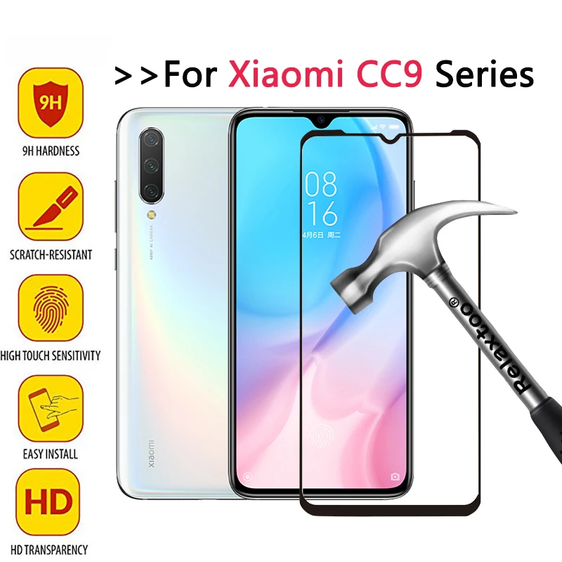 Защитное закаленное стекло для Xiaomi Cc9 Redmi Note 7 pro Защитная пленка экрана Xaomi 9t Xiaom Mi E