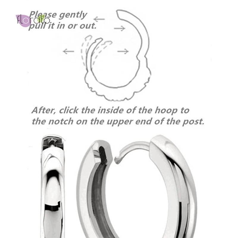 

925 Silver Korean Style Crystal Hoop Earrings Minimalist Exquisite CZ Earrings Fashion High-End Jewelry For Women Birthday Gifts