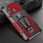 Чехол для Xiaomi Redmi Note 7, защитный прочный бампер, противоударный чехол-подставка с зажимом для ремня для Redmi Note 7 pro