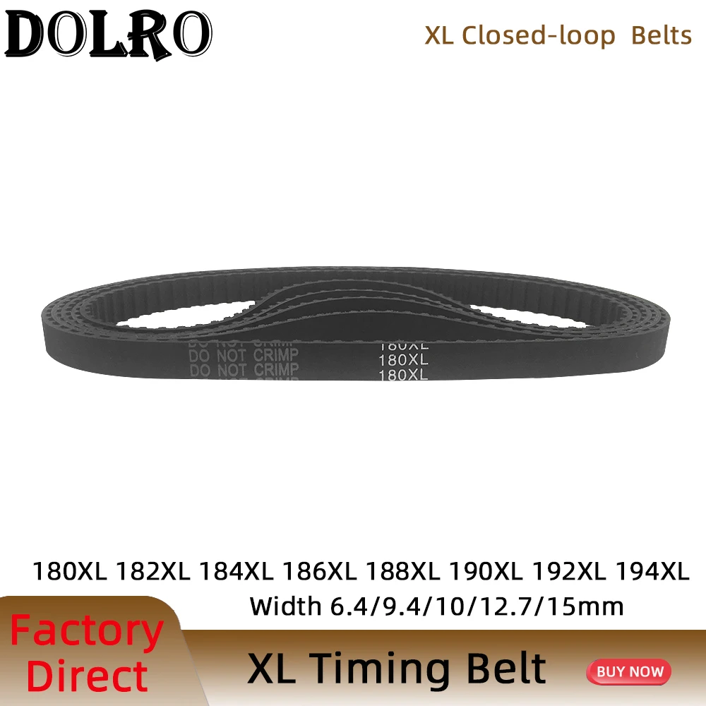 Ремень ГРМ XL 180/182/184/186/188/190/192/194XL ширина 9 4/10/15 мм зубчатый трансмиссия резиновый