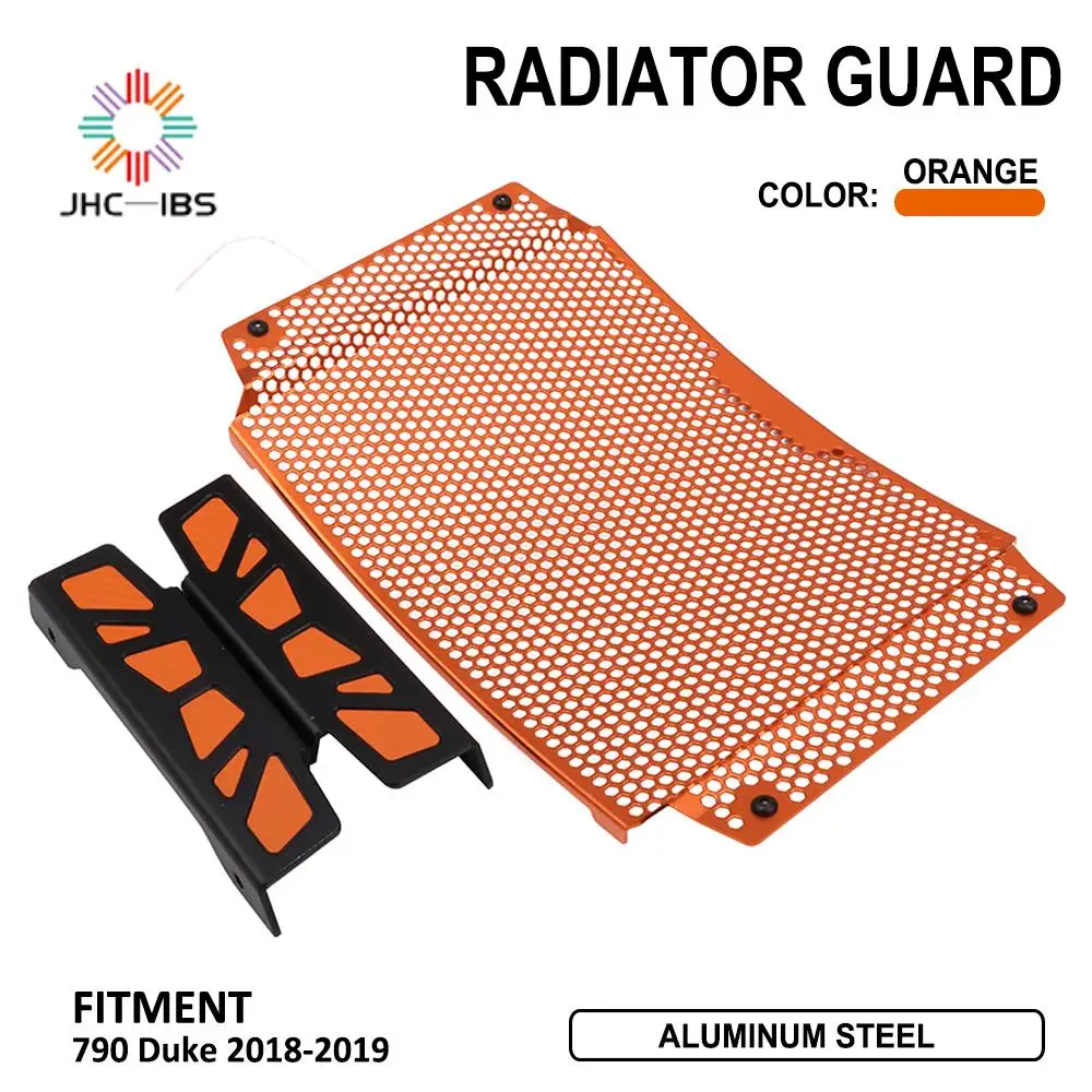 

Motorcycle CNC Engine Radiator Grille Cover Guard Aluminium Steel Protection For KTM Duke 790 2018 2019 Accessories