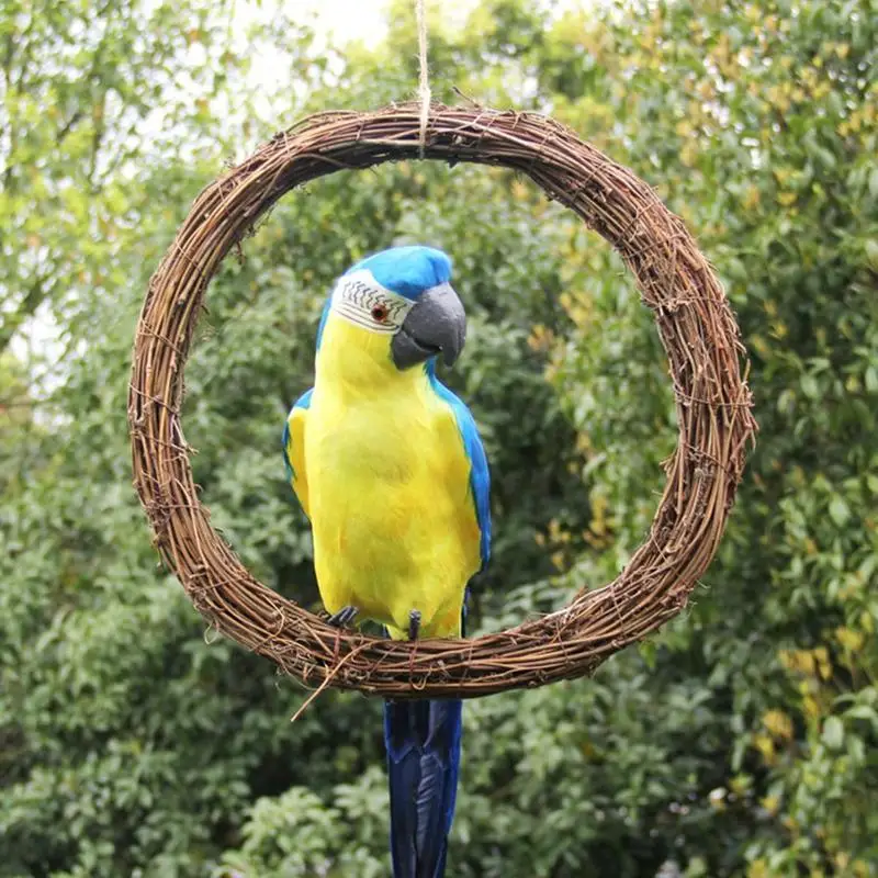 

Easter Decorations For home Rattan Wreath Easter DIY Hanging artificial flowers cm 15 decor Garland wedding 20 10 30 A5B6