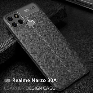 for cover oppo realme narzo 30a case for realme narzo 30a capas shockproof back soft leather for fundas realme narzo 30a cover free global shipping