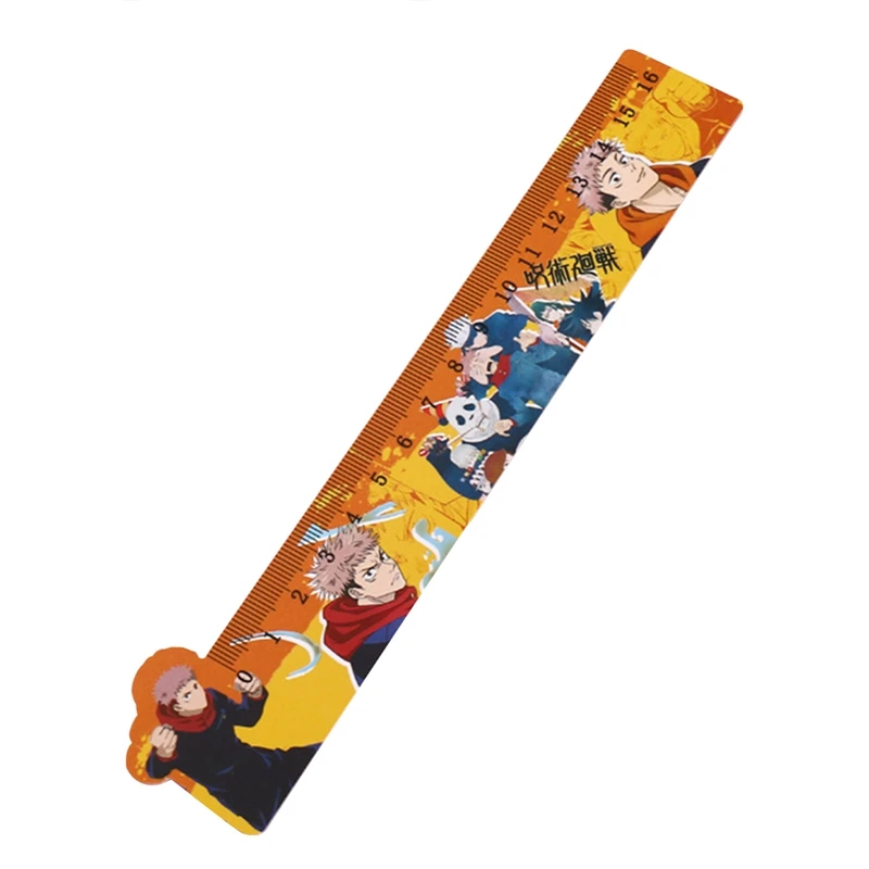 

1 Pcs Japan Anime Jujutsu Kaisen Figure Character Itadori Yuji Megumi Acrylic Ruler Stationery Cosplay Fans Kids Gifts