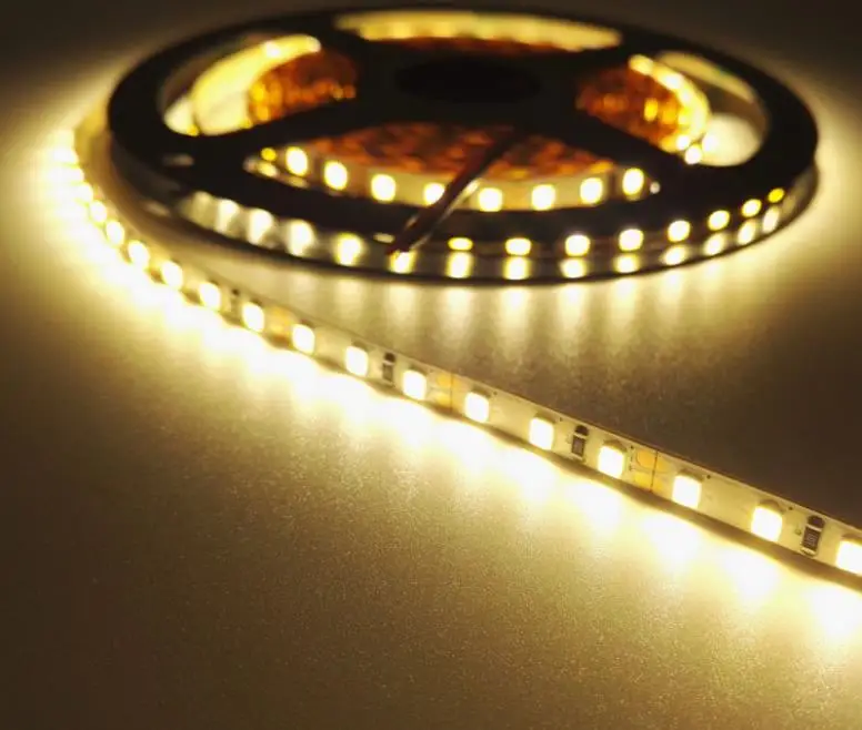 IP20 сторона 5 мм Светодиодная лента 2835 SMD гибкая Диодная лампа 120 светодиодов/м DC12V