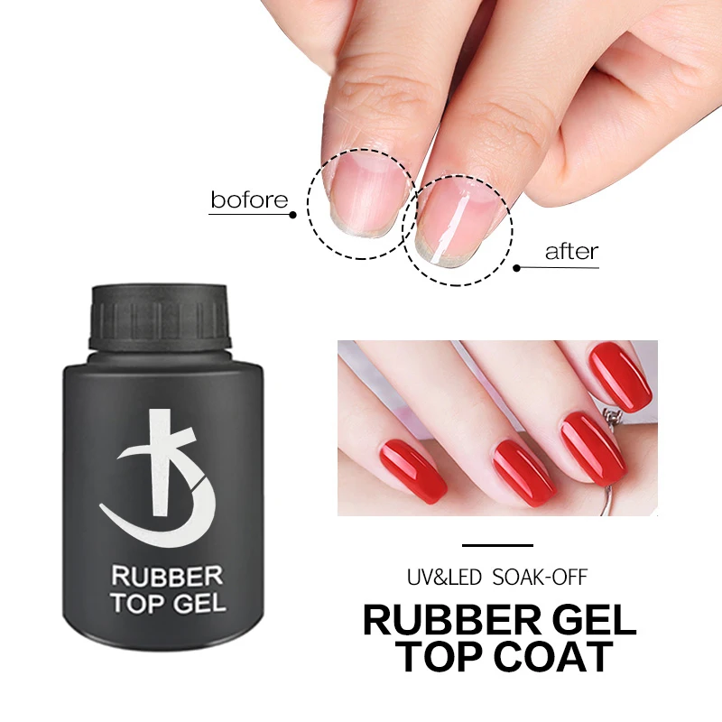 

Latest Rubber Base and Top Coat 35ml Nail Art Semi-permanent uv Gel Varnish Nail Base Coat Hybrid Nail Polish Primer for Nalis