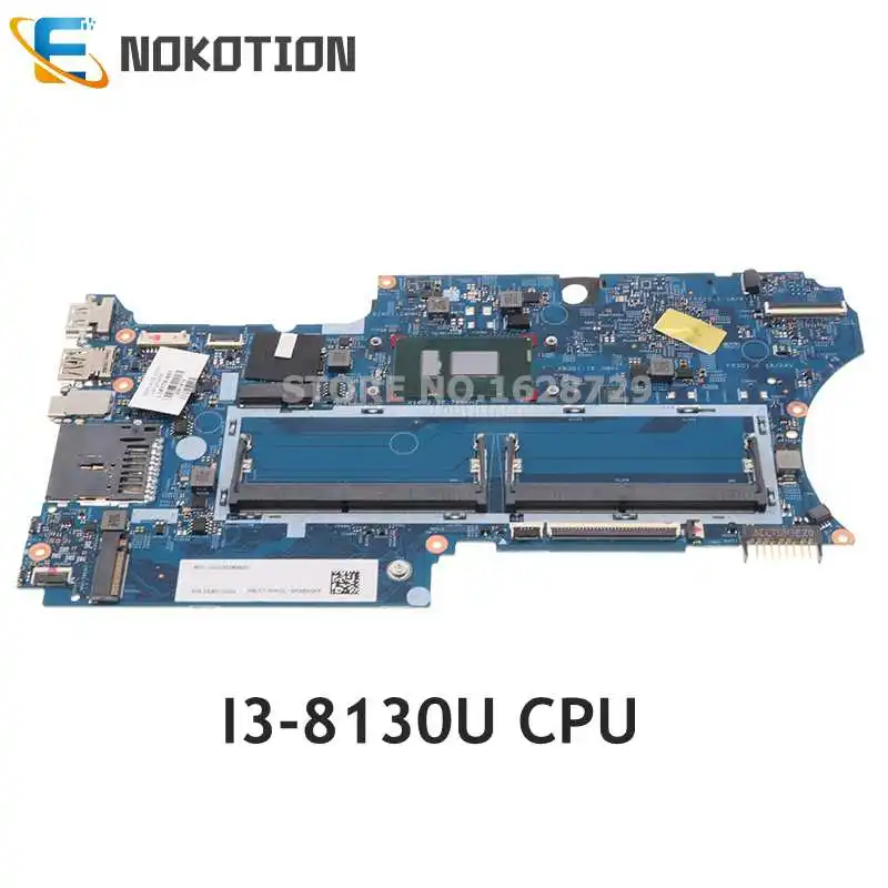 Материнская плата NOKOTION для ноутбука HP PAVILION X360 14-CD 14M-CD с процессором SR3W0 I3-8130U L18175-601