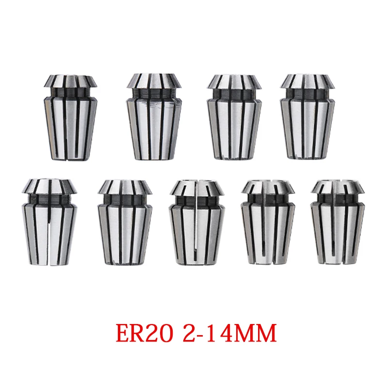 

1PCS Spring Collet ER20-2 3 4 5 6 High Precision Shuck Set 0.008mm For CNC Milling Tool Holder Engraving Machine Milling Lathe