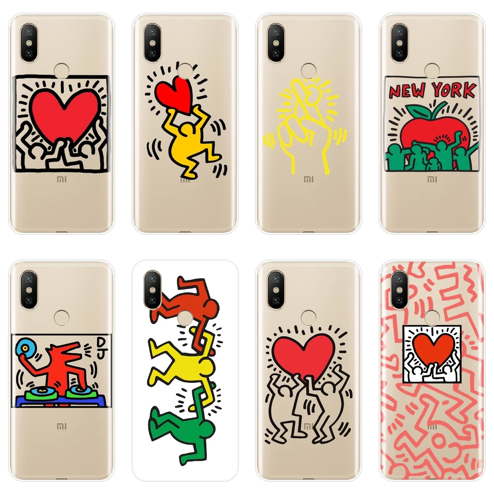 Чехлы для телефонов Xiaomi Mi 5 5C 5S 5X 6 6X Plus 8 SE силиконовый чехол с забавным сердцем