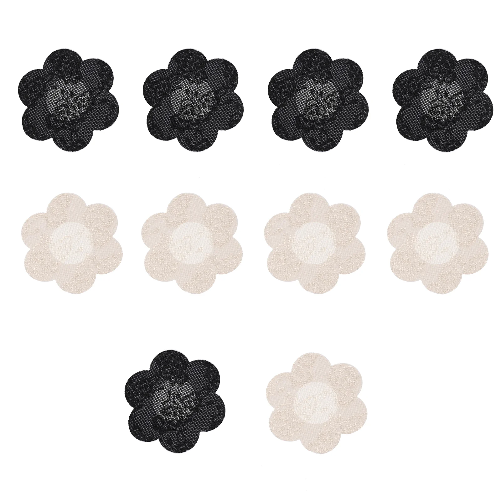 

10 Pairs Lace Breast Covers Invisible Nipples Covers Lace Nipples Patches