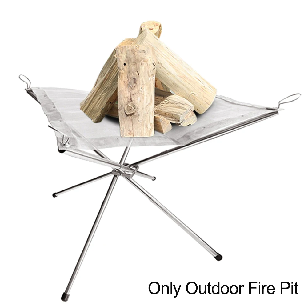 Портативная прочная сетка для кемпинга барбекю камина стойка сада заднего двора