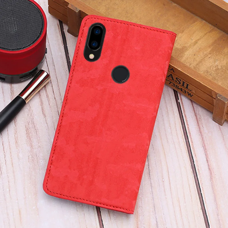 Флип-чехол для телефона для Xiaomi Redmi Примечание 8 7 5 6 4 X Pro для детей 8, 9, se 9T A1 A2 A3 lite Y3 Poco F1 Max 2 3 Mix 2s 3 Искусственная кожа Чехол - Цвет: Red