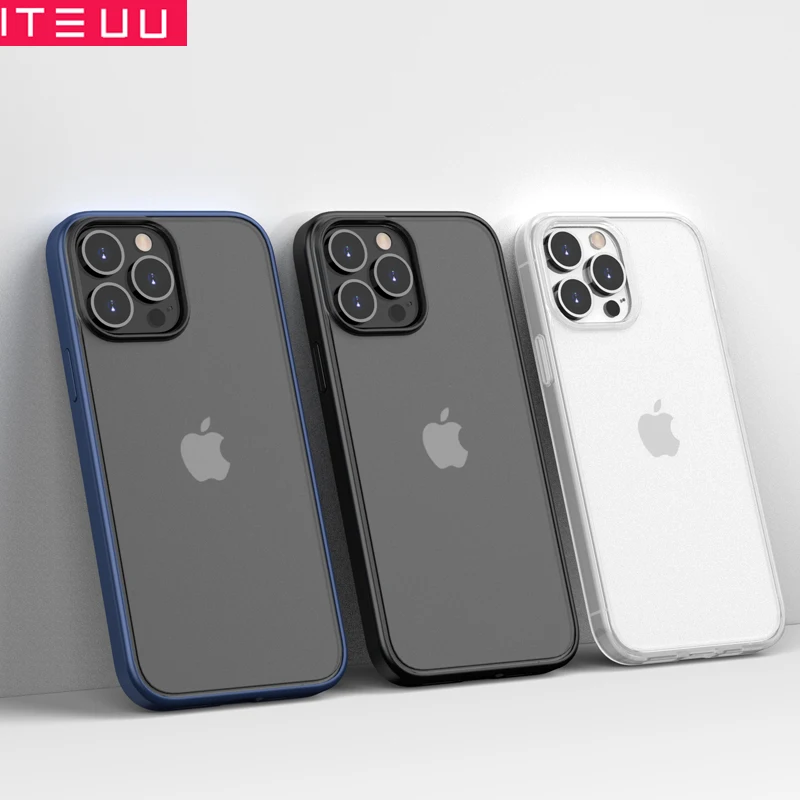 

ITEUU противоударный защитный чехол для iphone 13 Pro Max Mini, матовые противоударные чехлы для iphone 13