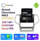 Ownice Android 10,0 Octa 8 Core автомобильный радиоприемник forJeep Grand Cherokee WK2 2010 - 2013 GPS Мультимедиа Стерео PlayerTesla Стиль 4 аппарат не привязан к оператору сотовой связи