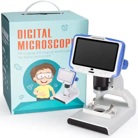 Детский цифровой микроскоп Andonstar AD205 для пайки, портативная печатная плата для наблюдения за насекомыми и биологией, домашний учебный подар...