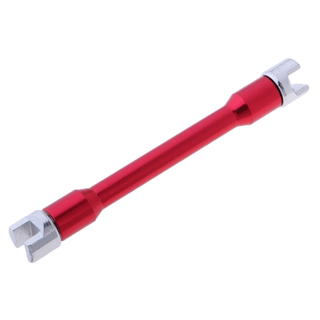 

2PCS Set Of Red Spoke Keys Kit For Dirt Bike For Motorcycle Rim Tool 5.0-6.8mm