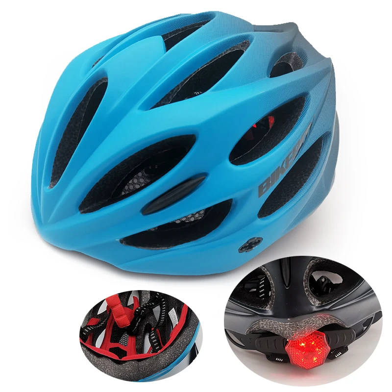 Шлем велосипедный ульсветильник со встроенными фонариками | Спорт и развлечения