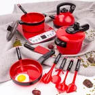 Детские Мини-кухонные игрушки, кухонная посуда, кастрюля, кухонный набор, игрушка для девочек, ролевые игры, имитация кухонной утвари, игрушки