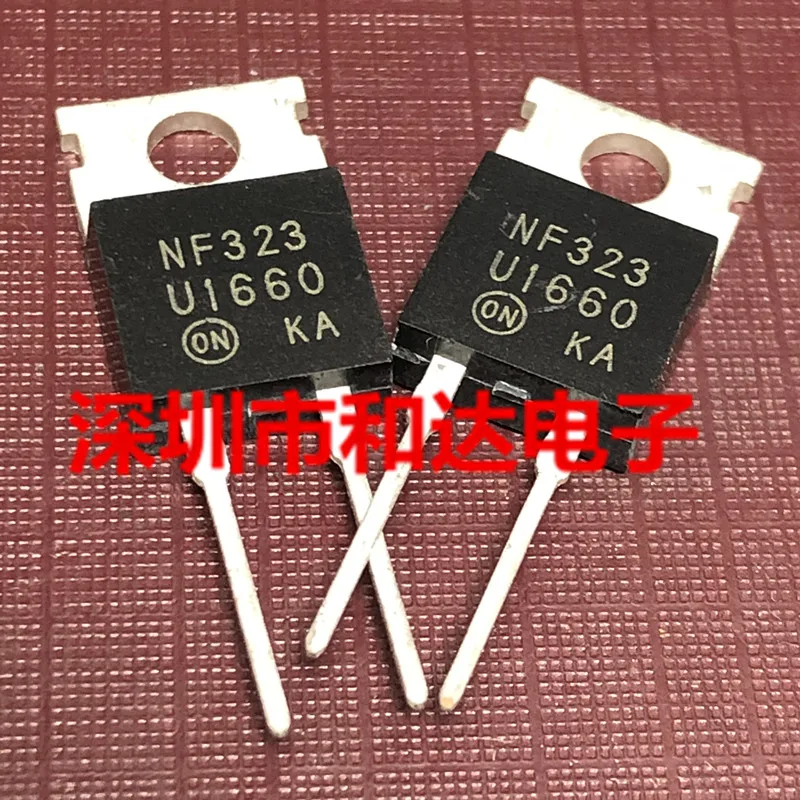 10 шт. MUR1660CT U1660 TO-220 600 В 16 А |