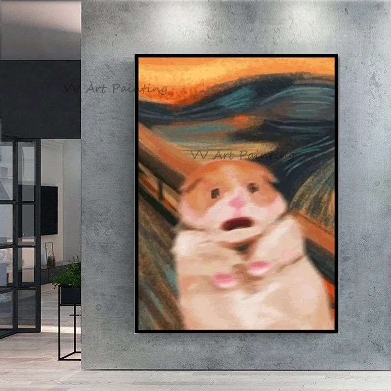 

The Best Cute Handmade Modern Abstract Animal Oil Painting On Canvas Landscape Oil Painting Living Room Decoration Nature Graph