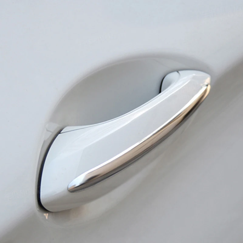 Металлическая ручка двери хромированная обшивка стикер лента аксессуары