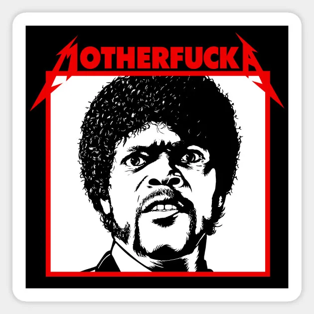 1 шт. Motherfaka целлюлозно-фантастическая наклейка для тележки Чехол рюкзак стол ПВХ