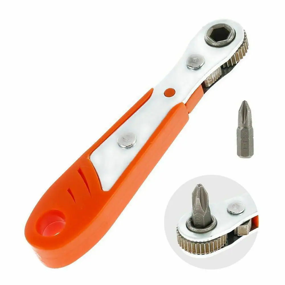 

Шестигранный ключ с храповым механизмом, быстроразъемный инструмент для ремонта, торцовый ключ, отвертка, металлический портативный ручно...