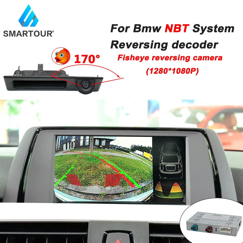

Rear Camera Decoder Reverse Interface For BMW 3 F30 F31 F34 2013 2014 2015 2017 NBT System Parking Module Back Up Camera