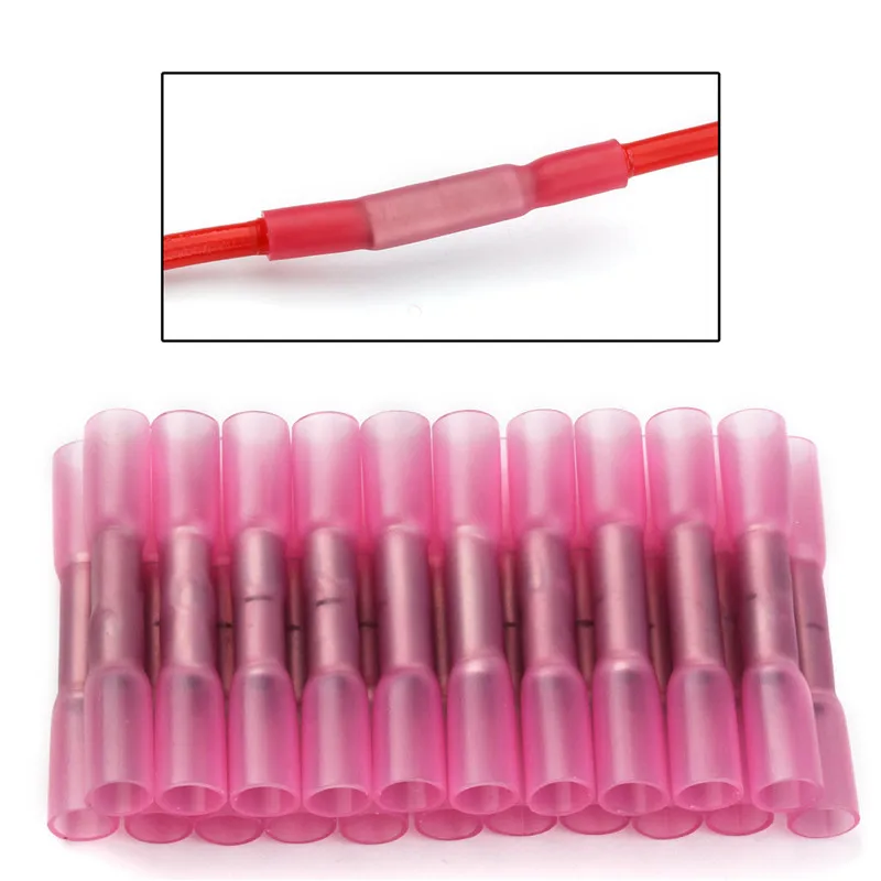 50/100 шт. термоусадочные клеммы для электрических проводов 22 16 AWG|Терминалы| |