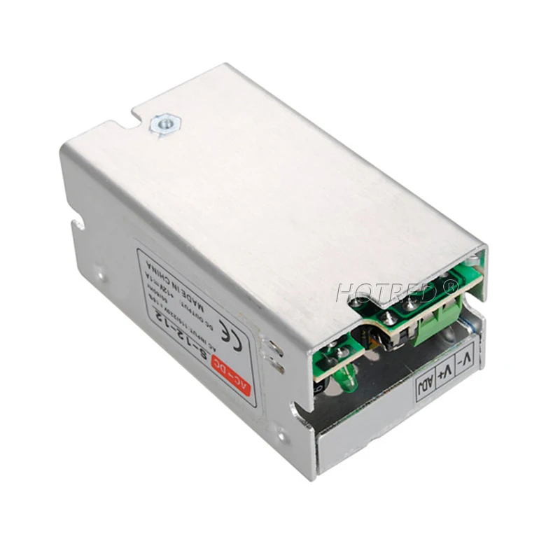 Hot Sale 12W 12V 1A Switch Power Supply Switching Driver Adapter Voltage Transformer for Led Strip Light Display 110V/220V | Лампы и