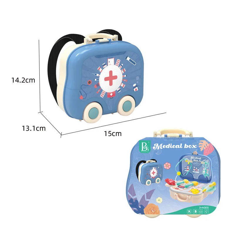 

Simulation of Each House Toy Nordic Color Ice Cream Backpack/dressing Backpack/kitchen Backpack/medical Backpack Toy Gift