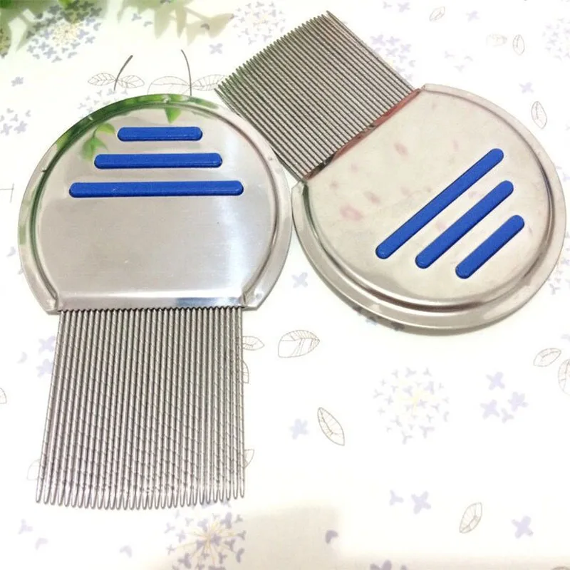 Расческа для домашних питомцев расческа чистки блох из нержавеющей стали