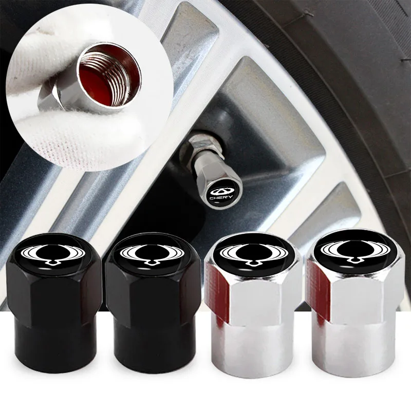 

4pcs Car Tire Valve HexagonValve Caps for Ssangyong Rexton Actyon Sport Tivoli Stavic Rexton 2007 Llave Rodius Car Accessories