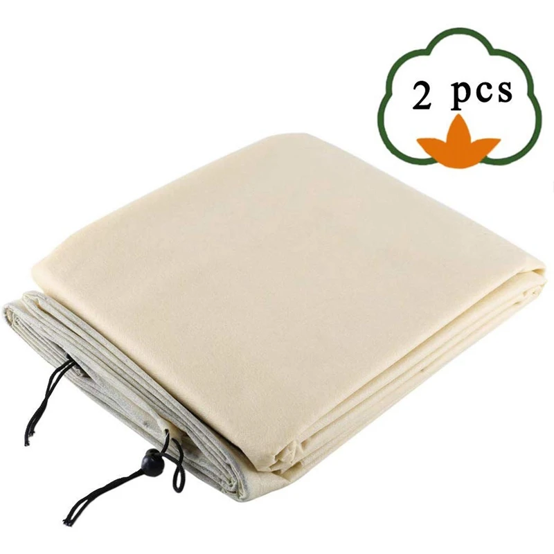 2 шт. 47 дюймов X 71 зимний чехол для защиты растений сумки теплая ткань садовая