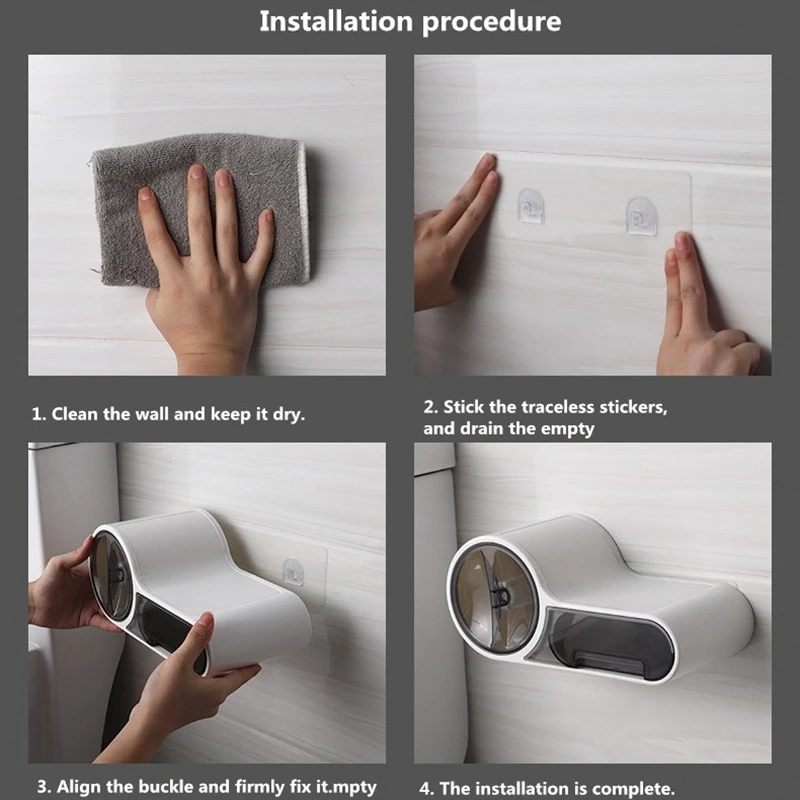 waterproof bathroom organizer shelf shampoo soap roll paper wc storage rack wall mounted household items bathroom accessories free global shipping