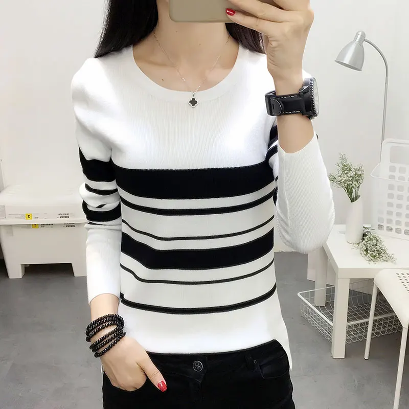 2019 новый осенне-зимний женский модный Повседневный теплый приятный свитер |