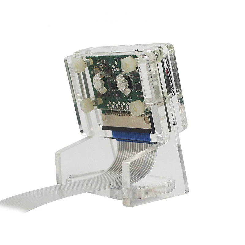 

RISE-Ov5647 мини-камера акриловый держатель прозрачный веб-камера кронштейн для Raspberry Pi 3 камеры